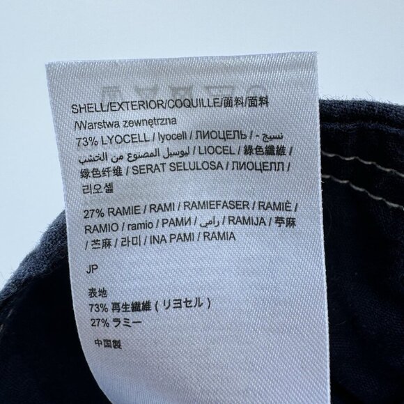 Desigual Baggy Trouser Pants Navy Coastal Preppy Cord Belt Small - Picture 5 of 9